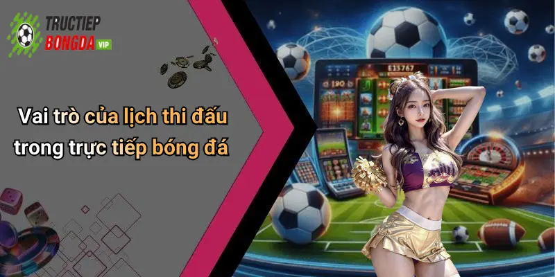 Vai trò của lịch thi đấu trong trực tiếp bóng đá