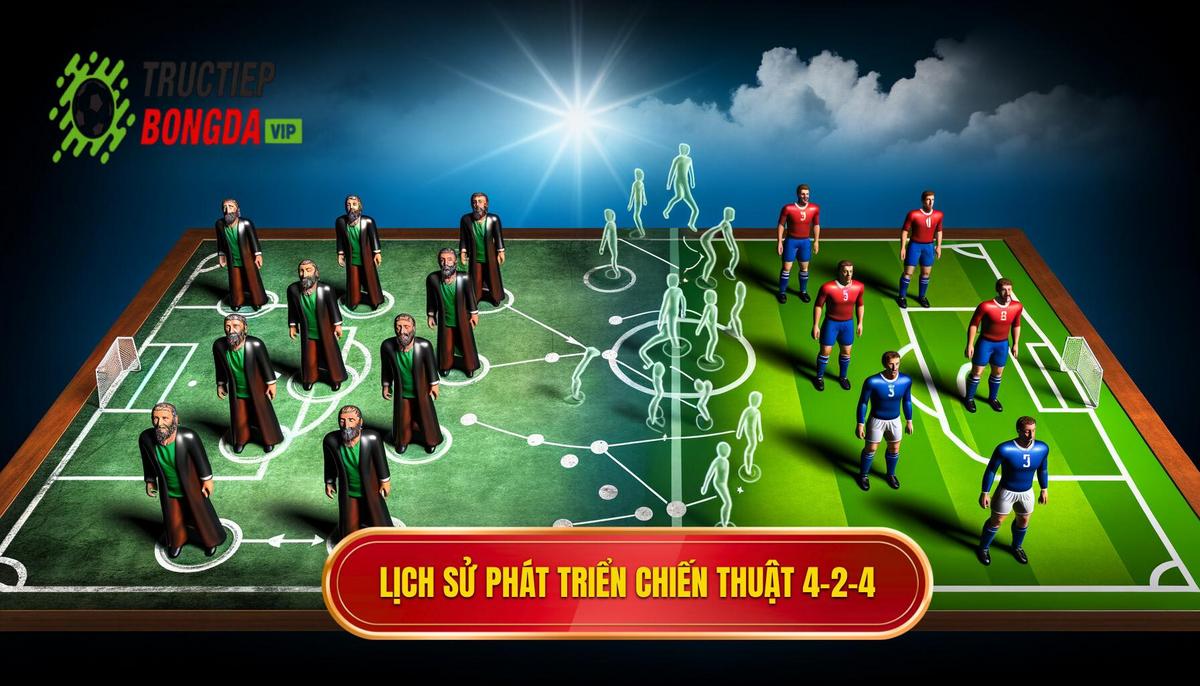 Nguồn gốc và sự phát triển của chiến thuật 4-2-4