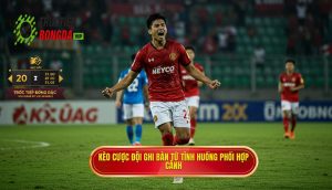 Kèo cược đội ghi bàn từ tình huống phối hợp cánh