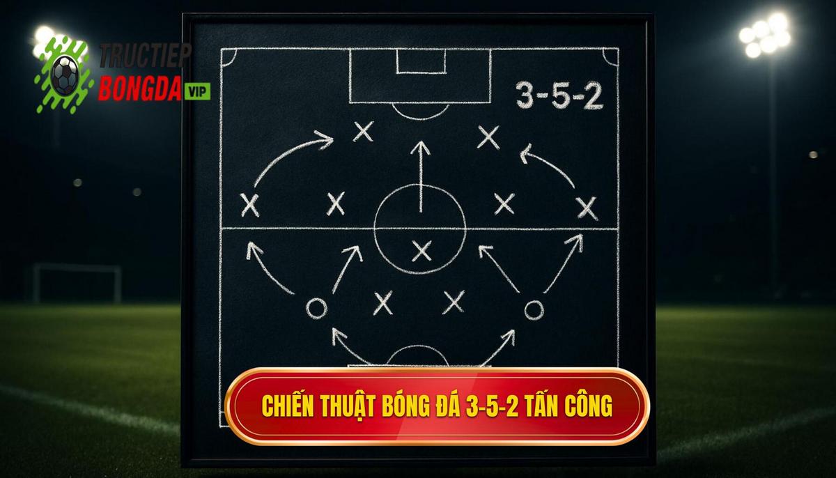Nền tảng của Chiến thuật bóng đá 3-5-2 tấn công