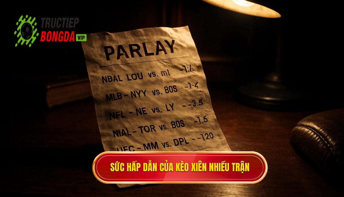 Bản chất và sức hấp dẫn của kèo xiên nhiều trận
