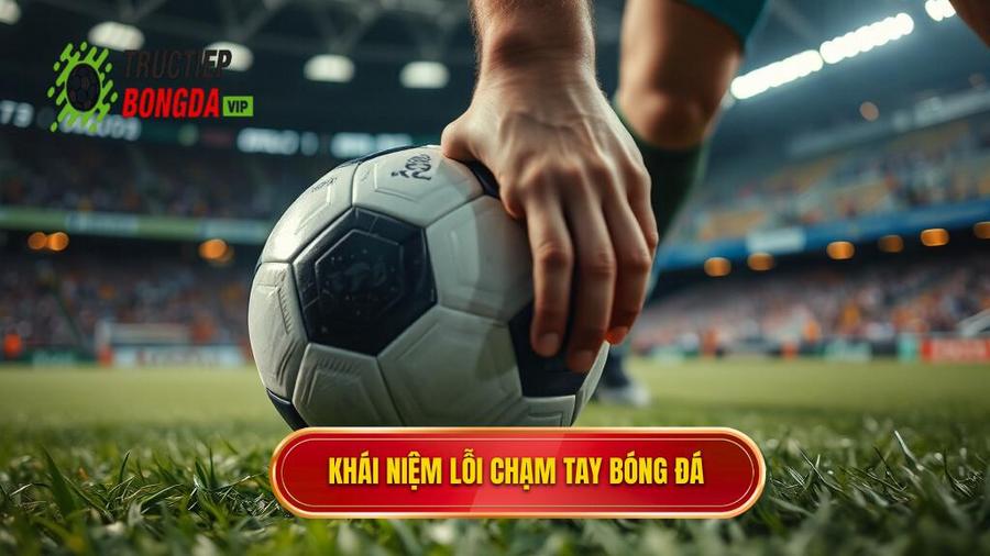1. Khái niệm lỗi chạm tay bóng đá