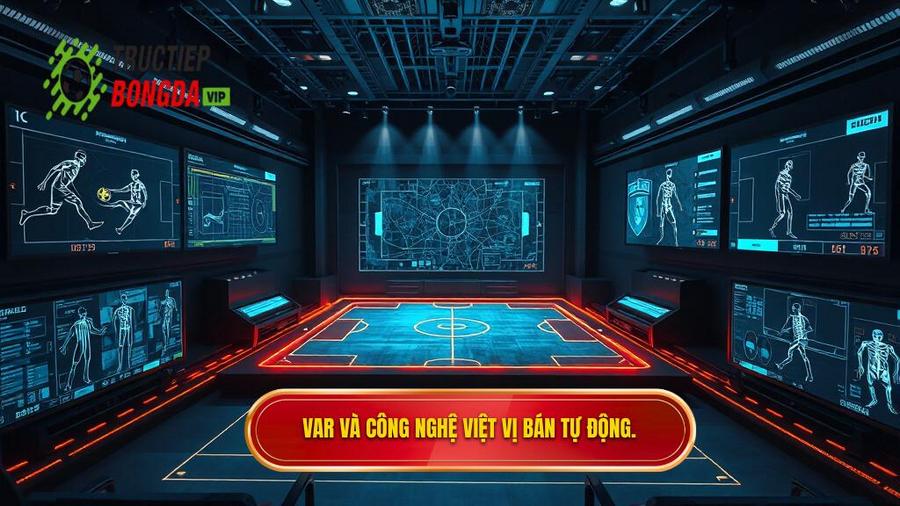 3. VAR và công nghệ việt vị bán tự động.