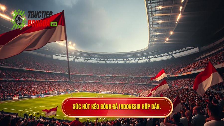 Sức hút kèo bóng đá Indonesia hấp dẫn.