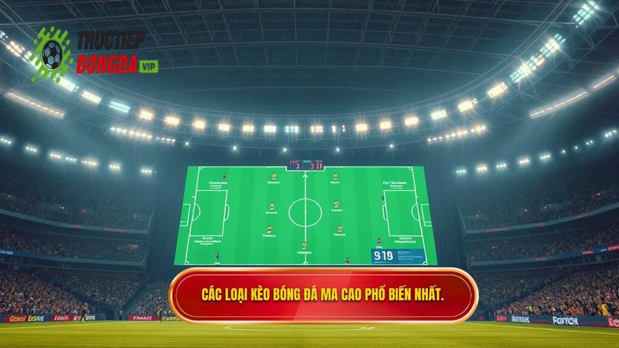 Các loại kèo bóng đá Ma Cao phổ biến nhất.