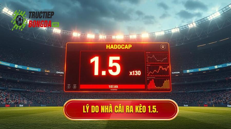 Lý do nhà cái ra kèo 1.5