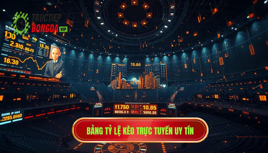 Bảng tỷ lệ kèo trực tuyến uy tín